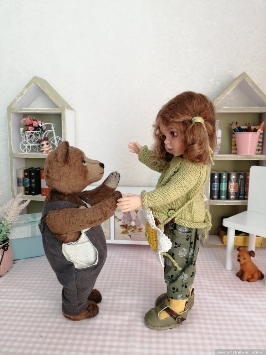 Ромашка🌼 и медведь🐻 — Куклы Paola Reina (Паола Рейна): новинки (фото 8)
