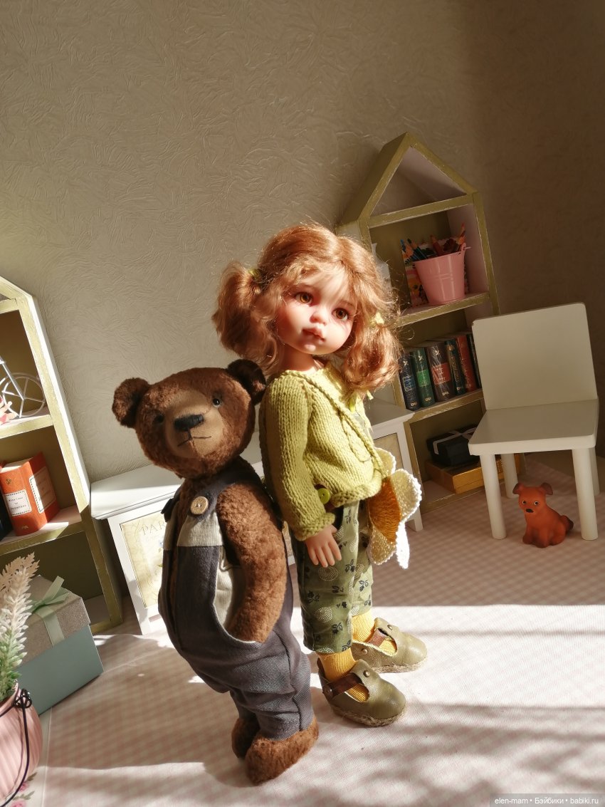 Ромашка🌼 и медведь🐻 — Куклы Paola Reina (Паола Рейна): новинки