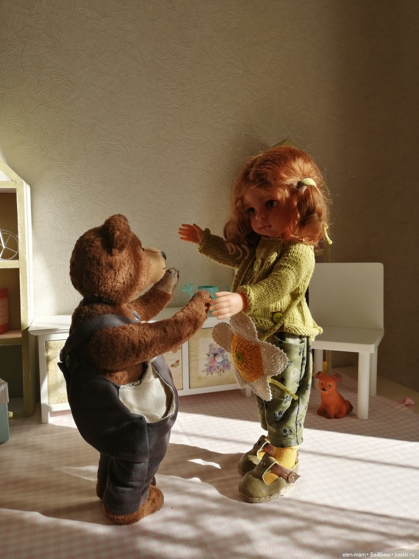 Ромашка🌼 и медведь🐻 — Куклы Paola Reina (Паола Рейна): новинки