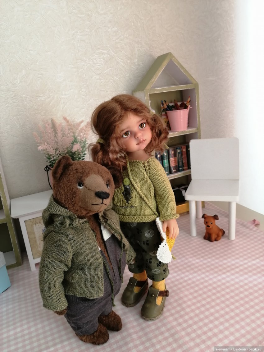 Ромашка🌼 и медведь🐻 — Куклы Paola Reina (Паола Рейна): новинки (фото 7)