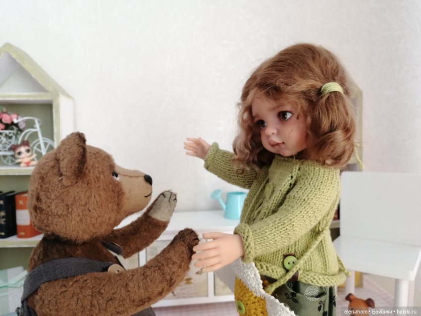 Ромашка🌼 и медведь🐻 — Куклы Paola Reina (Паола Рейна): новинки (фото 9)