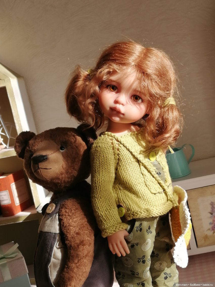 Ромашка🌼 и медведь🐻 — Куклы Paola Reina (Паола Рейна): новинки (фото 10)