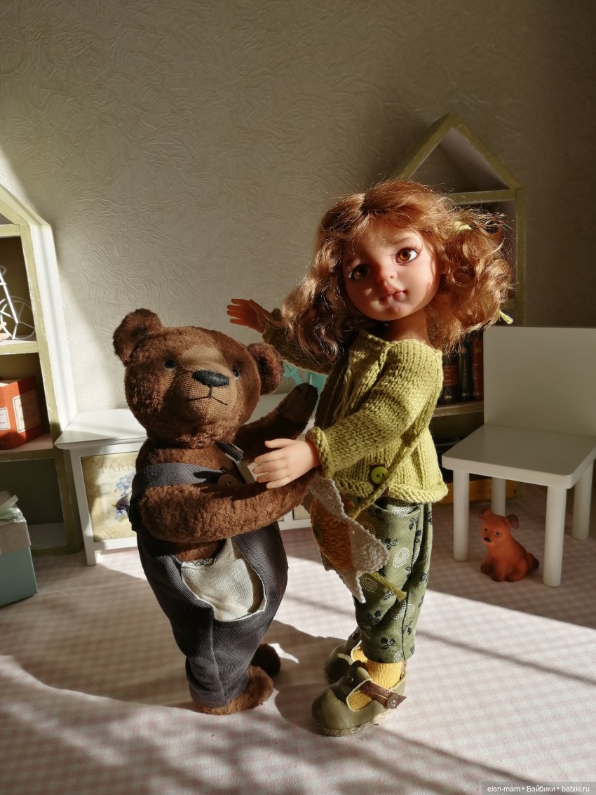 Ромашка🌼 и медведь🐻 — Куклы Paola Reina (Паола Рейна): новинки