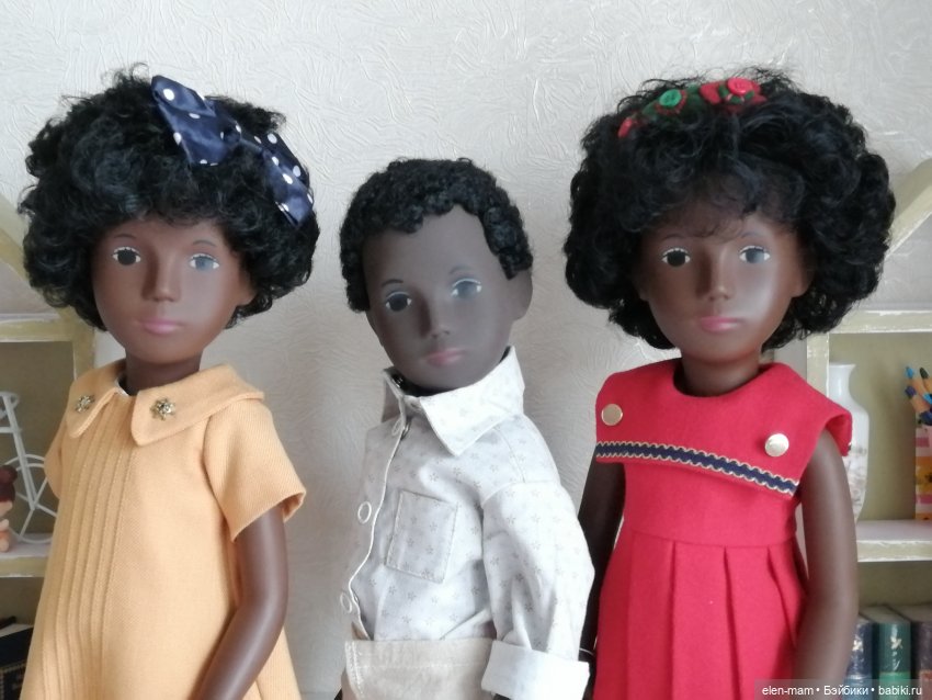 Афро-трио. Sasha dolls — Куклы Sasha Morgenthaler (Саша Моргенталер): Trendon