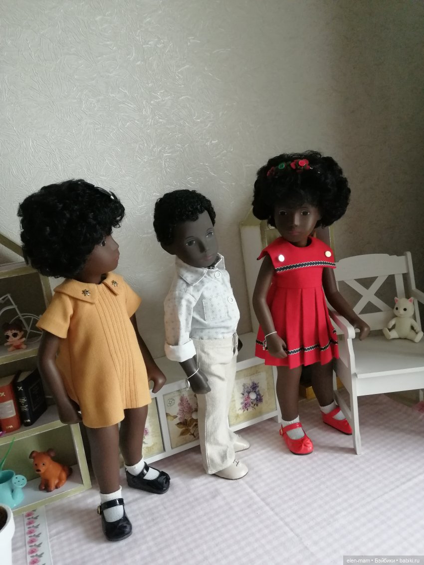 Афро-трио. Sasha dolls — Куклы Sasha Morgenthaler (Саша Моргенталер): Trendon