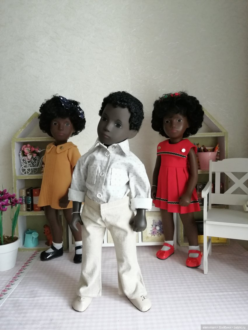 Афро-трио. Sasha dolls — Куклы Sasha Morgenthaler (Саша Моргенталер): Trendon