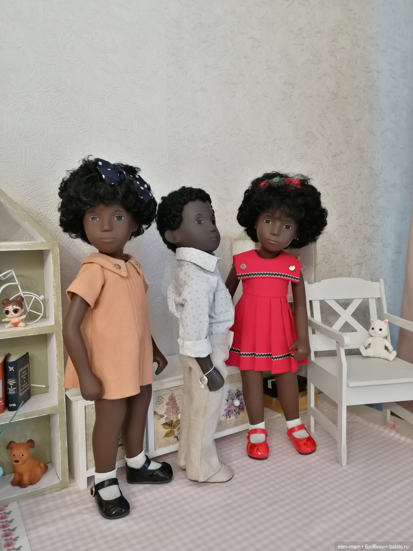 Афро-трио. Sasha dolls — Куклы Sasha Morgenthaler (Саша Моргенталер): Trendon