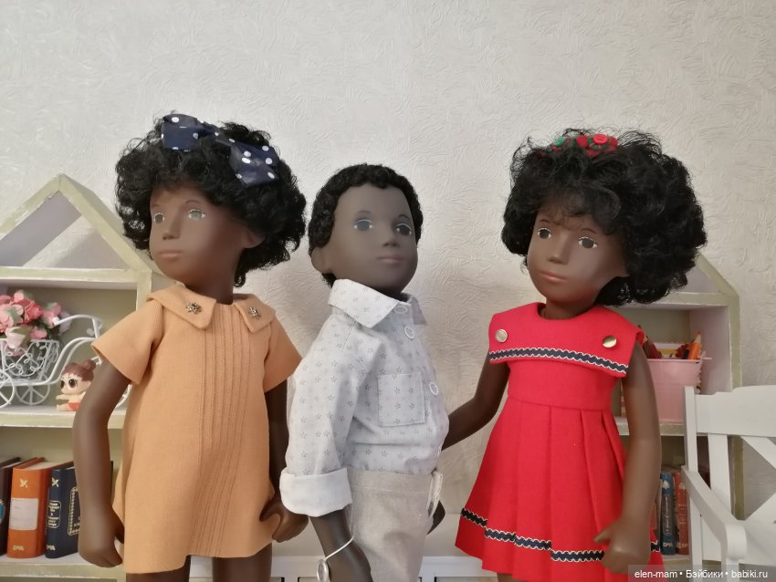 Афро-трио. Sasha dolls — Куклы Sasha Morgenthaler (Саша Моргенталер): Trendon