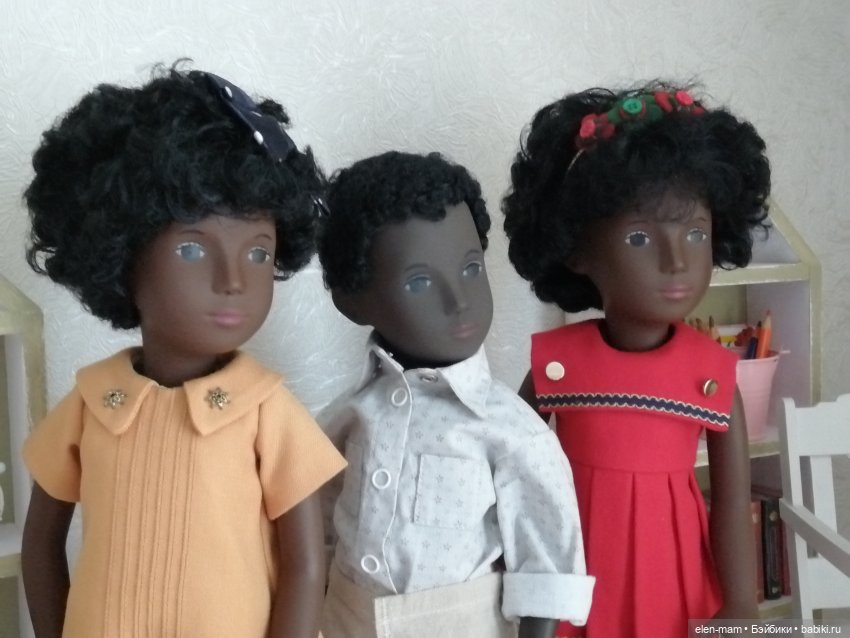 Афро-трио. Sasha dolls — Куклы Sasha Morgenthaler (Саша Моргенталер): Trendon
