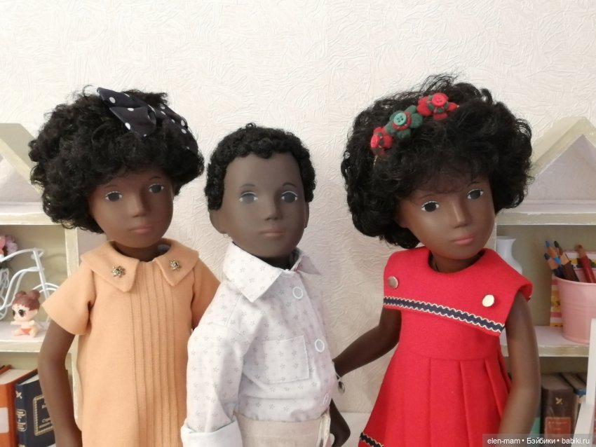 Афро-трио. Sasha dolls — Куклы Sasha Morgenthaler (Саша Моргенталер): Trendon