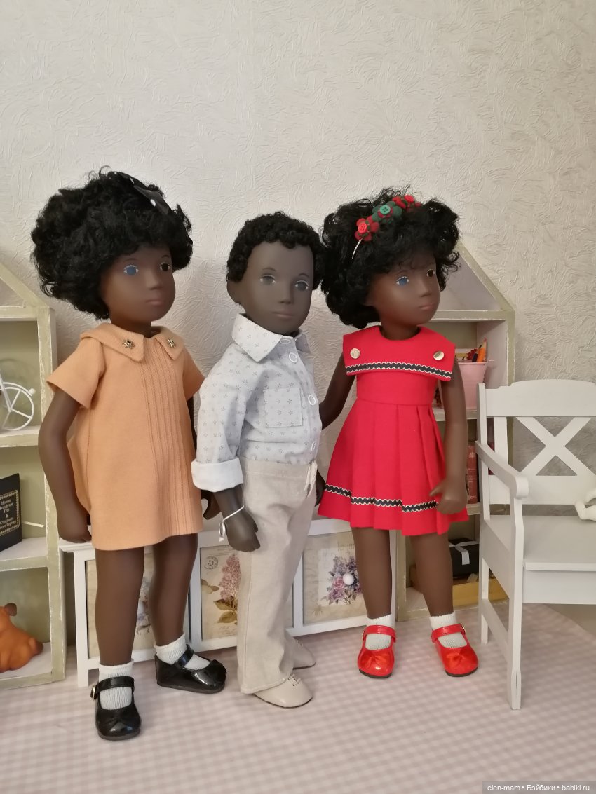 Афро-трио. Sasha dolls — Куклы Sasha Morgenthaler (Саша Моргенталер): Trendon