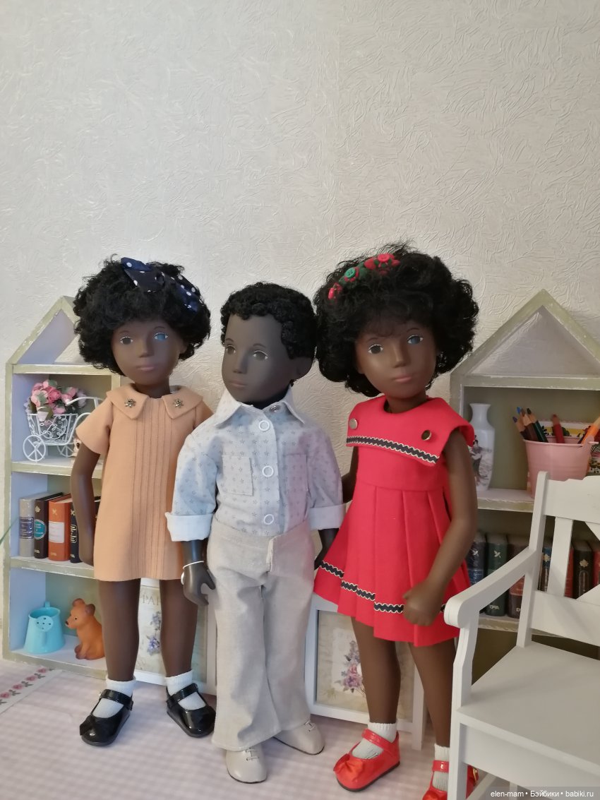 Афро-трио. Sasha dolls — Куклы Sasha Morgenthaler (Саша Моргенталер): Trendon