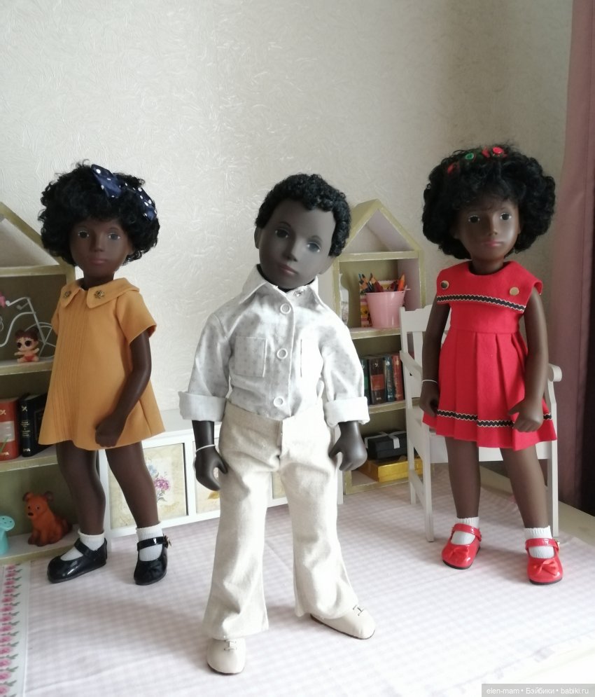 Афро-трио. Sasha dolls — Куклы Sasha Morgenthaler (Саша Моргенталер): Trendon