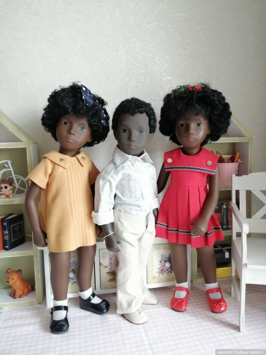 Афро-трио. Sasha dolls — Куклы Sasha Morgenthaler (Саша Моргенталер): Trendon