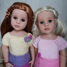 Летнее вязание. Просто платья 1+1. Часть первая