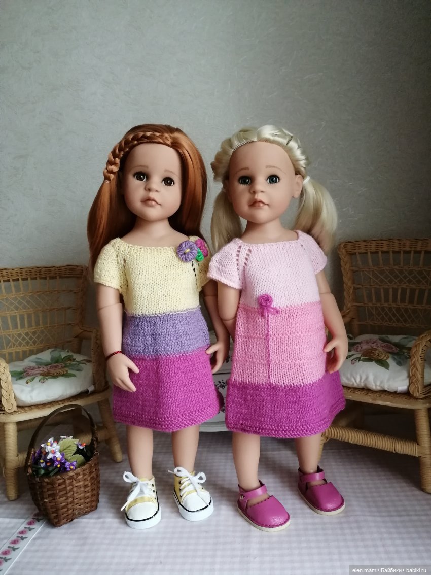 Летнее вязание. Просто платья 1+1. Часть первая