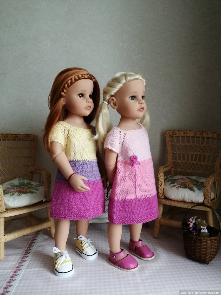 Летнее вязание. Просто платья 1+1. Часть первая