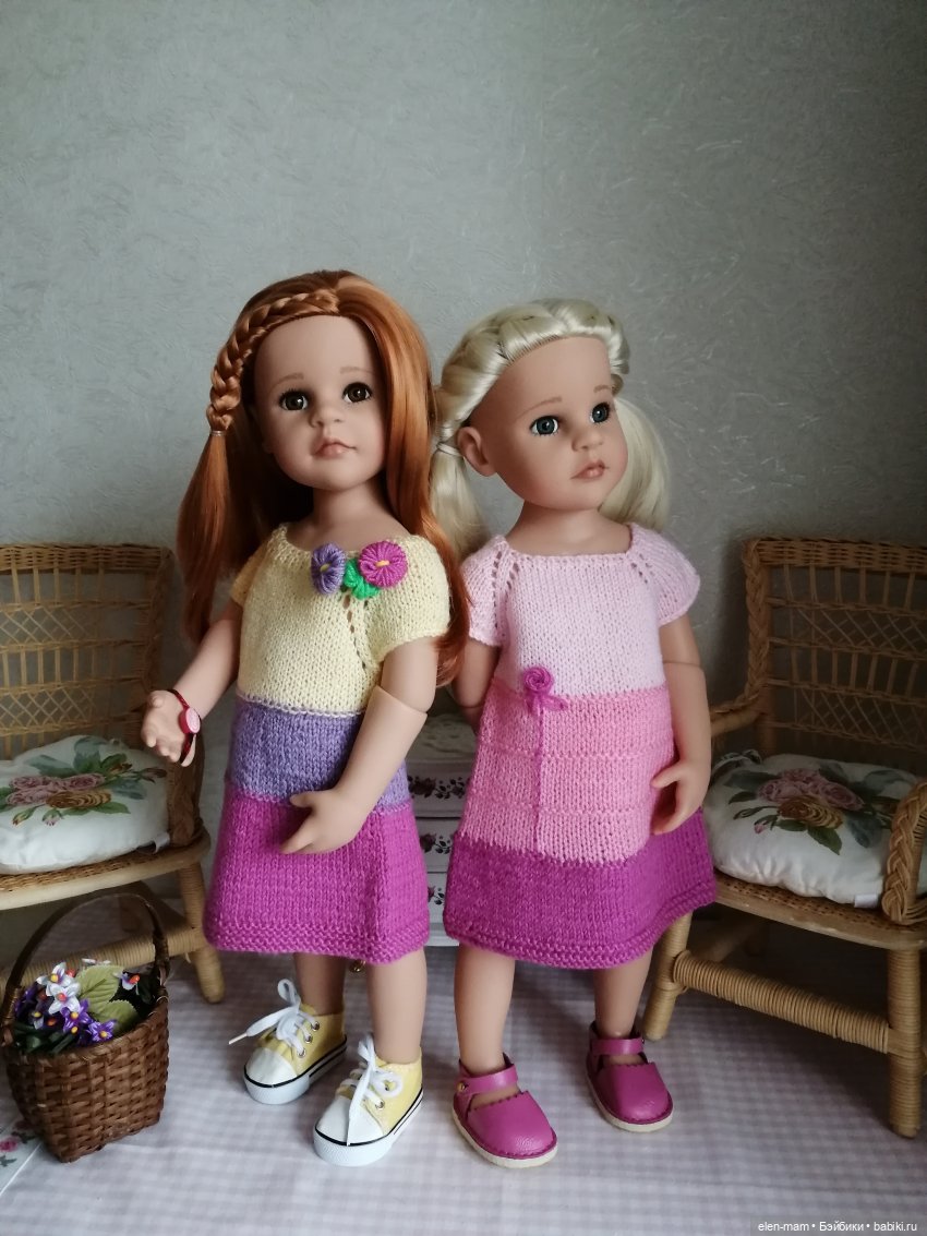 Летнее вязание. Просто платья 1+1. Часть первая