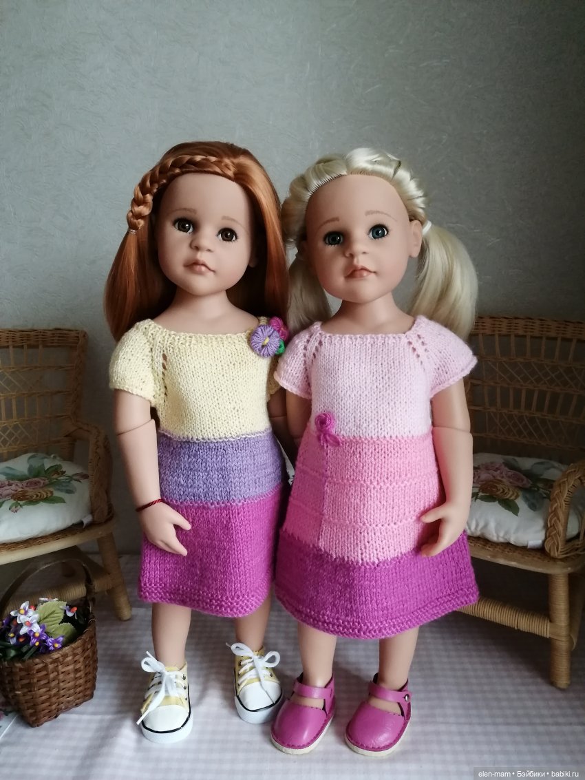 Летнее вязание. Просто платья 1+1. Часть первая