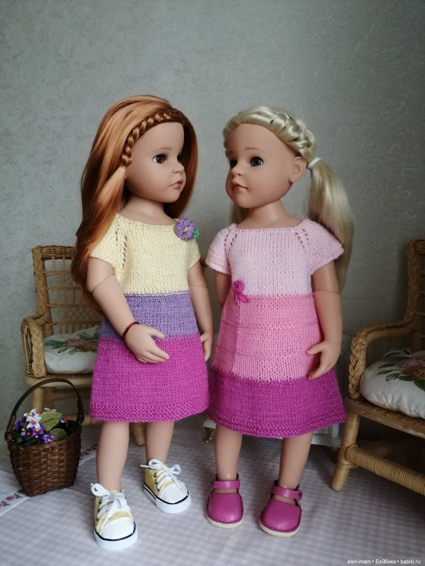 Летнее вязание. Просто платья 1+1. Часть первая