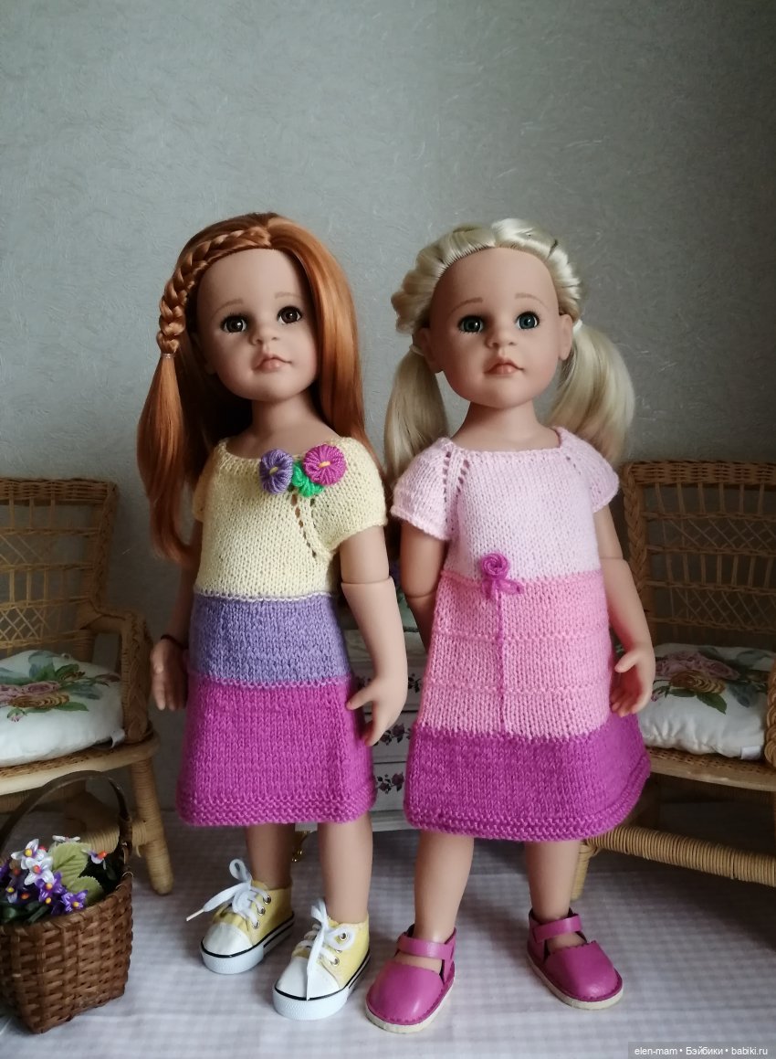 Летнее вязание. Просто платья 1+1. Часть первая