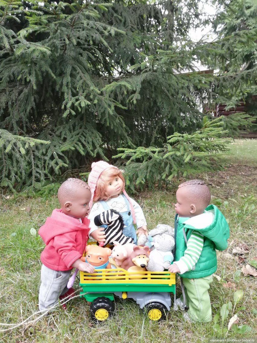 Лиля, "Чук" и "Гек" - Dolls Schildkrot and Marina&Pau