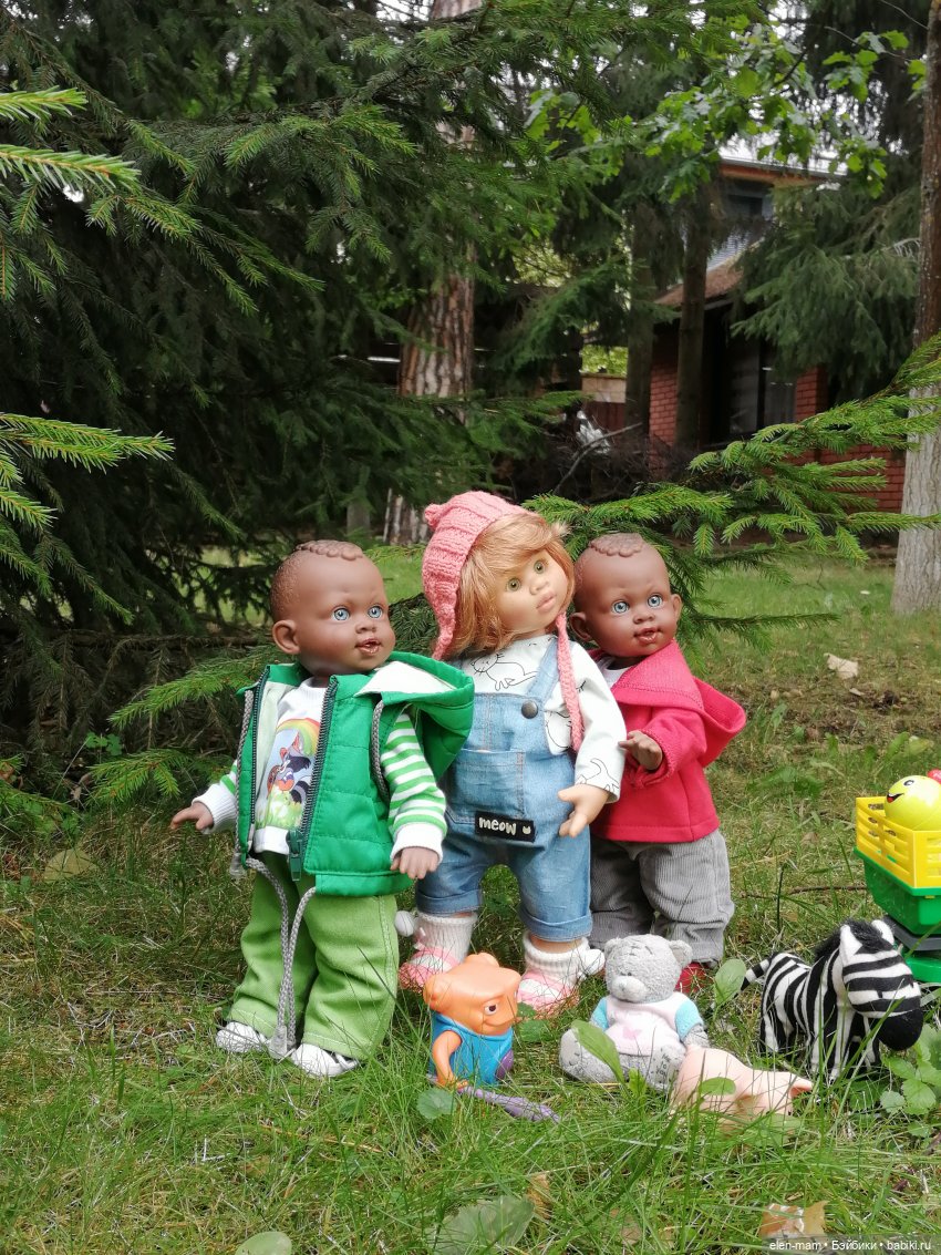 Лиля, "Чук" и "Гек" - Dolls Schildkrot and Marina&Pau