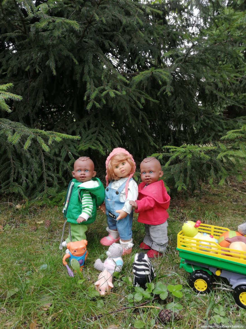 Лиля, "Чук" и "Гек" - Dolls Schildkrot and Marina&Pau