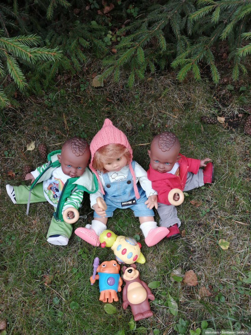 Лиля, "Чук" и "Гек" - Dolls Schildkrot and Marina&Pau