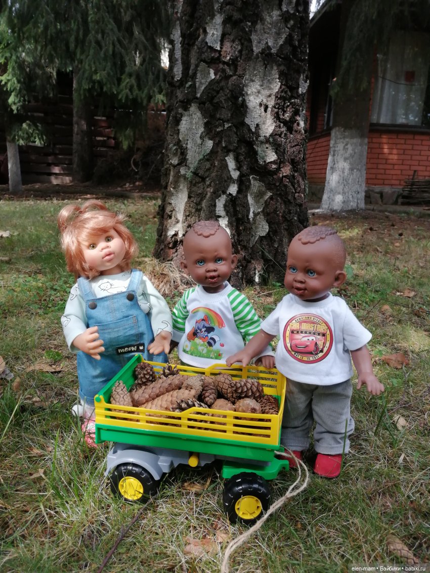 Лиля, "Чук" и "Гек" - Dolls Schildkrot and Marina&Pau