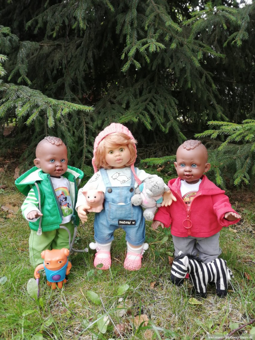 Лиля, "Чук" и "Гек" - Dolls Schildkrot and Marina&Pau