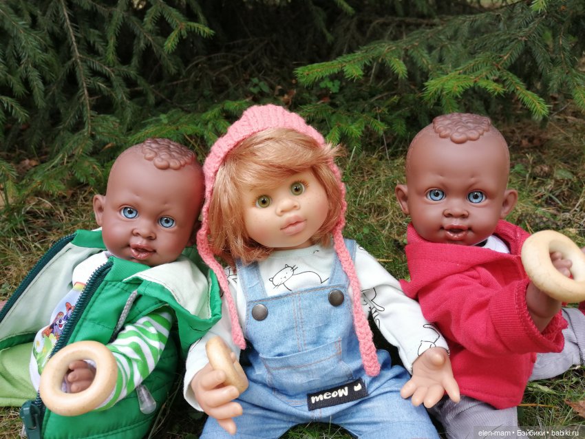 Лиля, "Чук" и "Гек" - Dolls Schildkrot and Marina&Pau