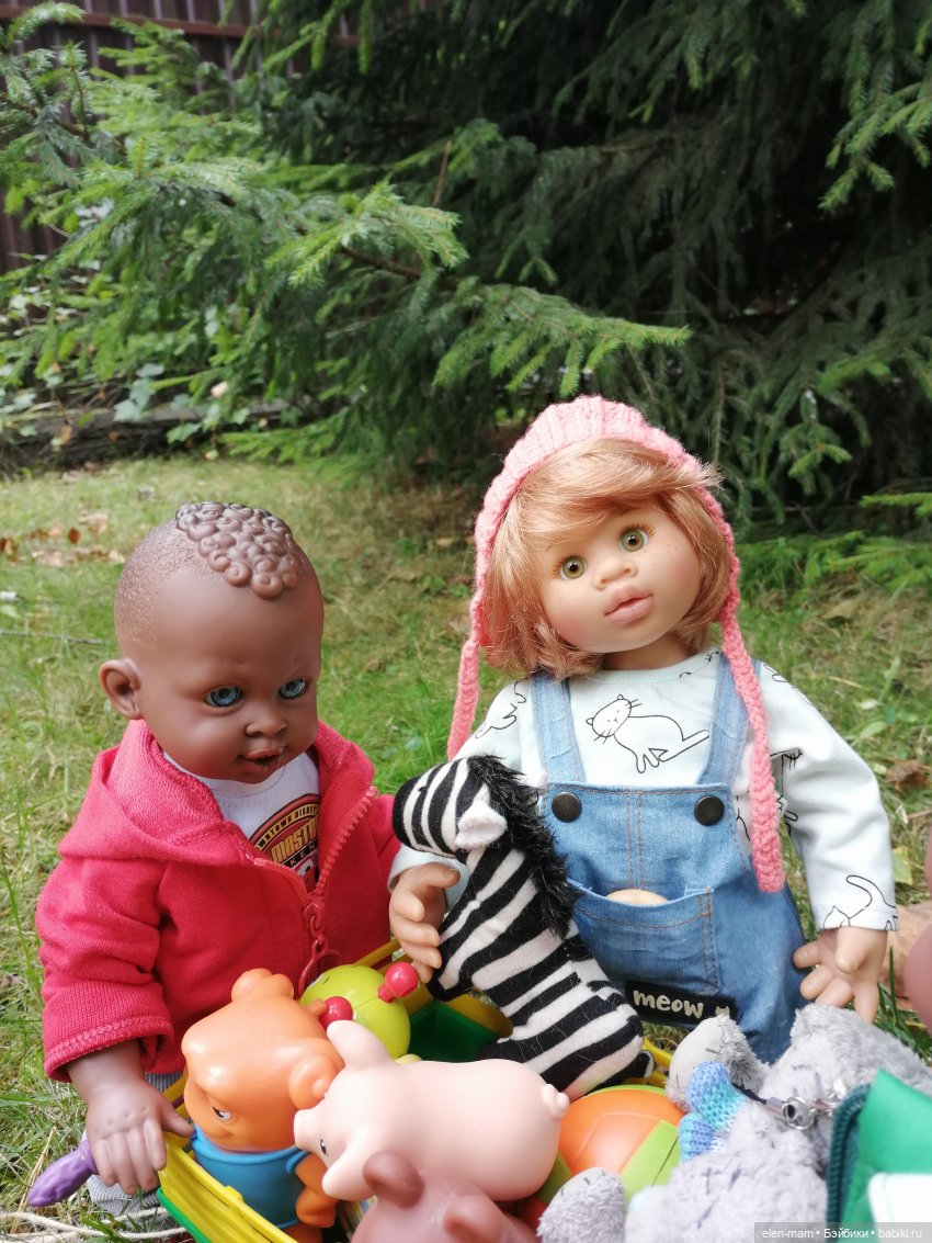 Лиля, "Чук" и "Гек" - Dolls Schildkrot and Marina&Pau