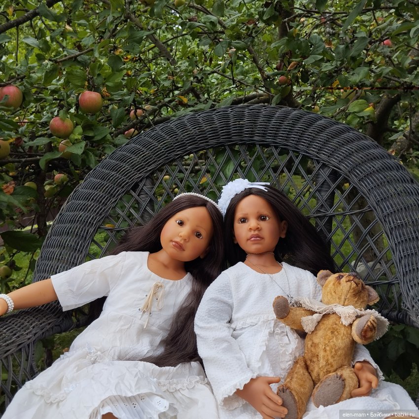 Gabriella and Rachel - dolls by Elissa Glassgold for Zapf