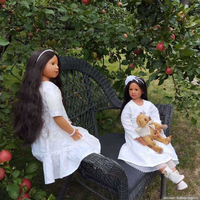 Gabriella and Rachel - dolls by Elissa Glassgold for Zapf
