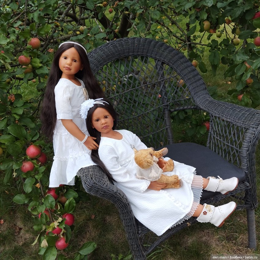 Gabriella and Rachel - dolls by Elissa Glassgold for Zapf