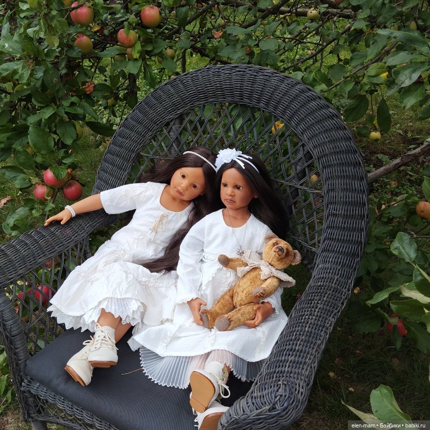 Gabriella and Rachel - dolls by Elissa Glassgold for Zapf