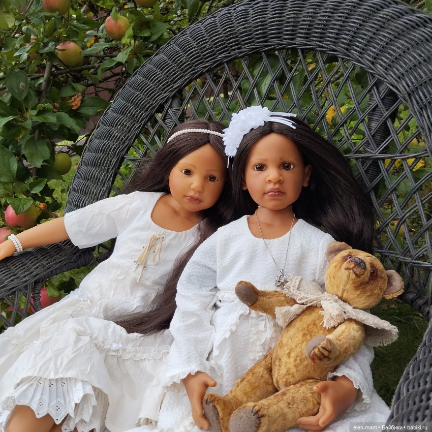 Gabriella and Rachel - dolls by Elissa Glassgold for Zapf