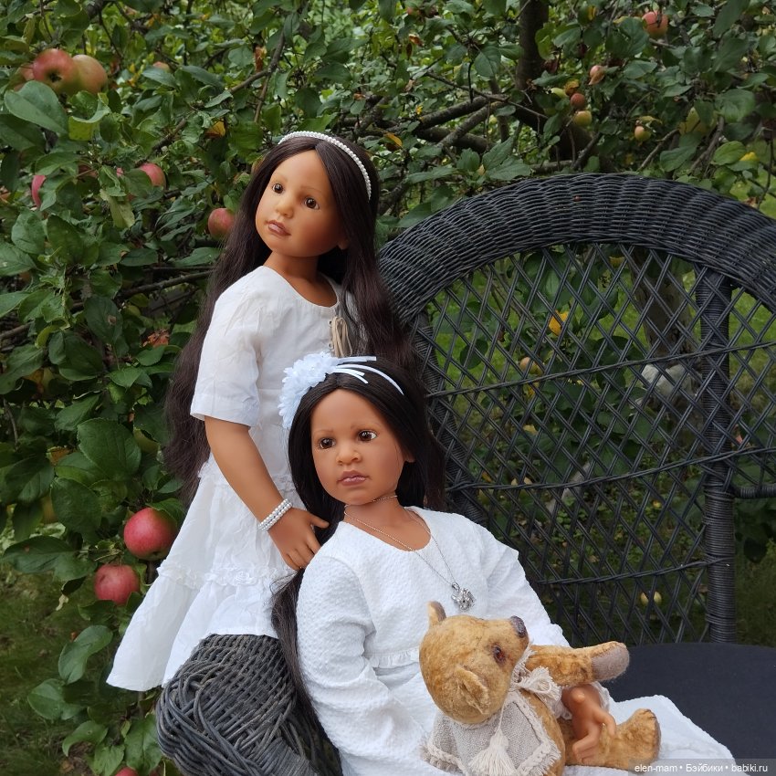 Gabriella and Rachel - dolls by Elissa Glassgold for Zapf