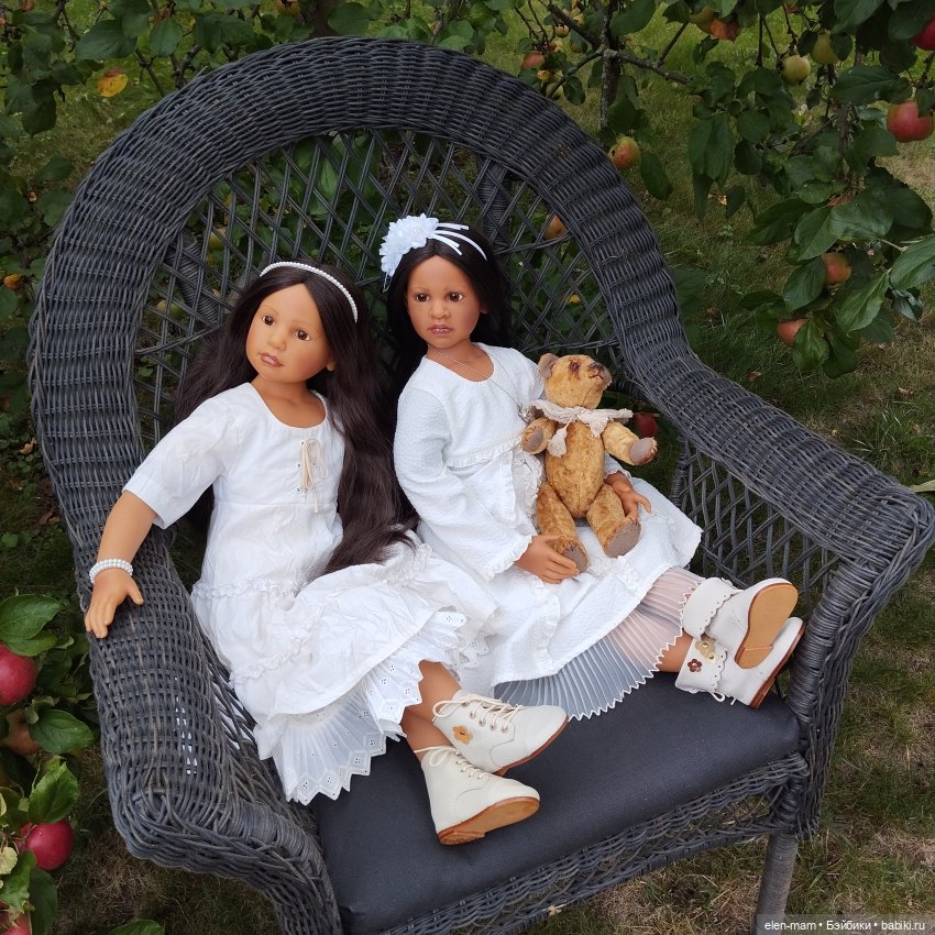 Gabriella and Rachel - dolls by Elissa Glassgold for Zapf