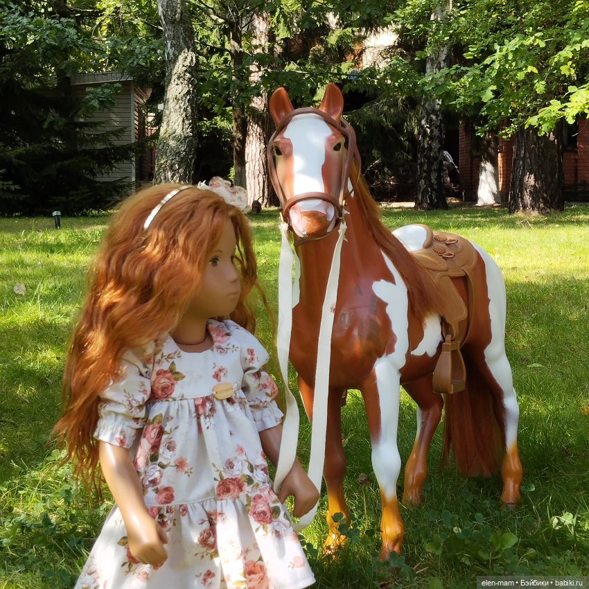 Конная прогулка🐎 — Куклы Sasha Morgenthaler (Саша Моргенталер): Trendon