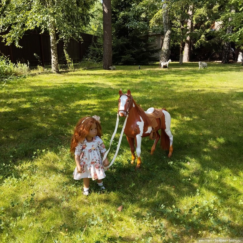 Конная прогулка🐎 — Куклы Sasha Morgenthaler (Саша Моргенталер): Trendon