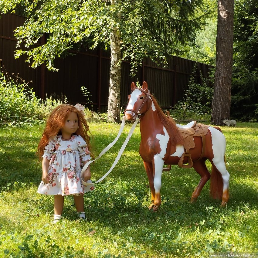 Конная прогулка🐎 — Куклы Sasha Morgenthaler (Саша Моргенталер): Trendon