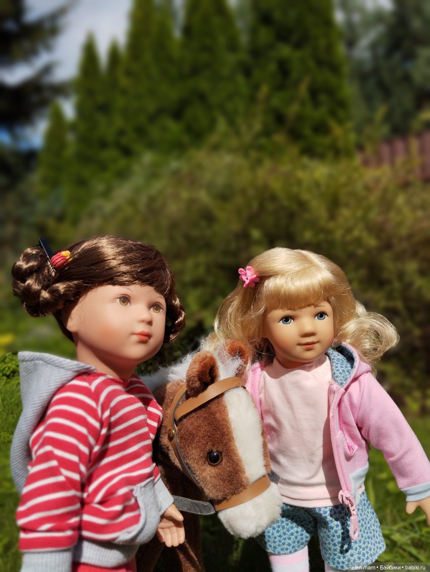 Элеа и Софи-Лорена, куклы Kathe Kruse