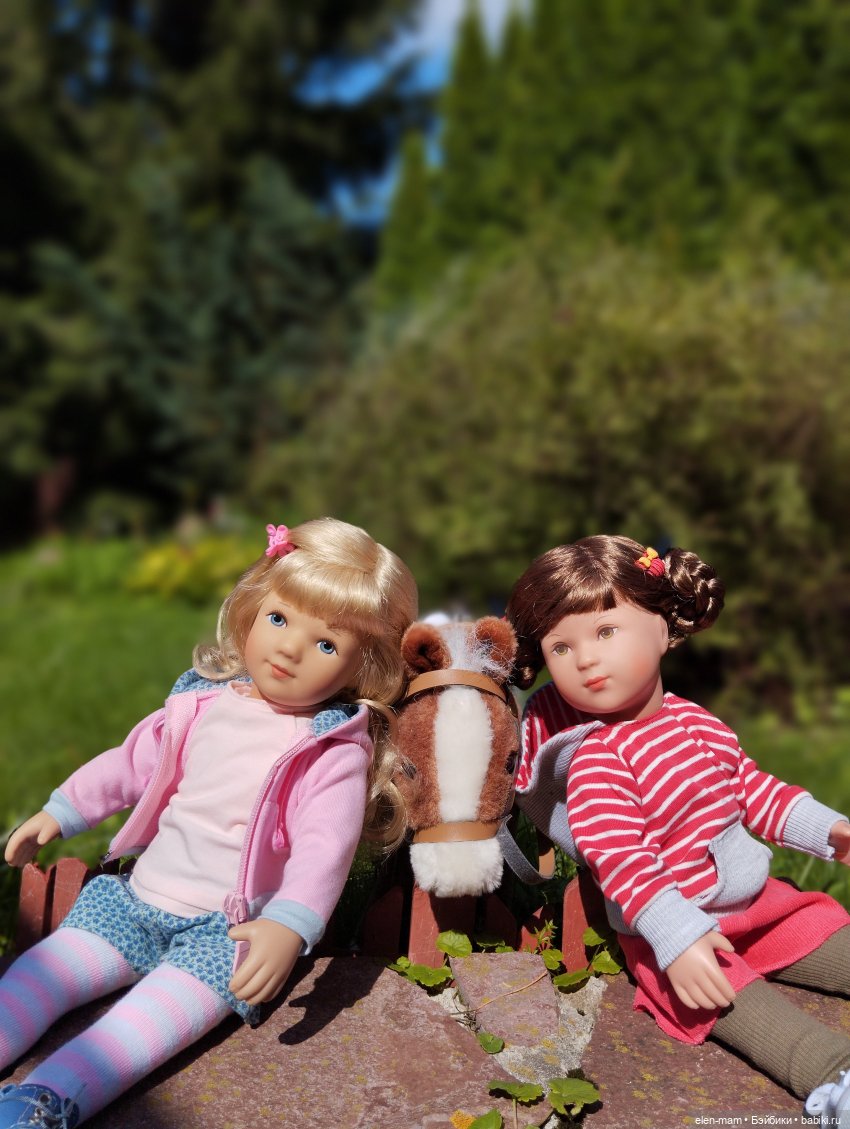 Элеа и Софи-Лорена, куклы Kathe Kruse