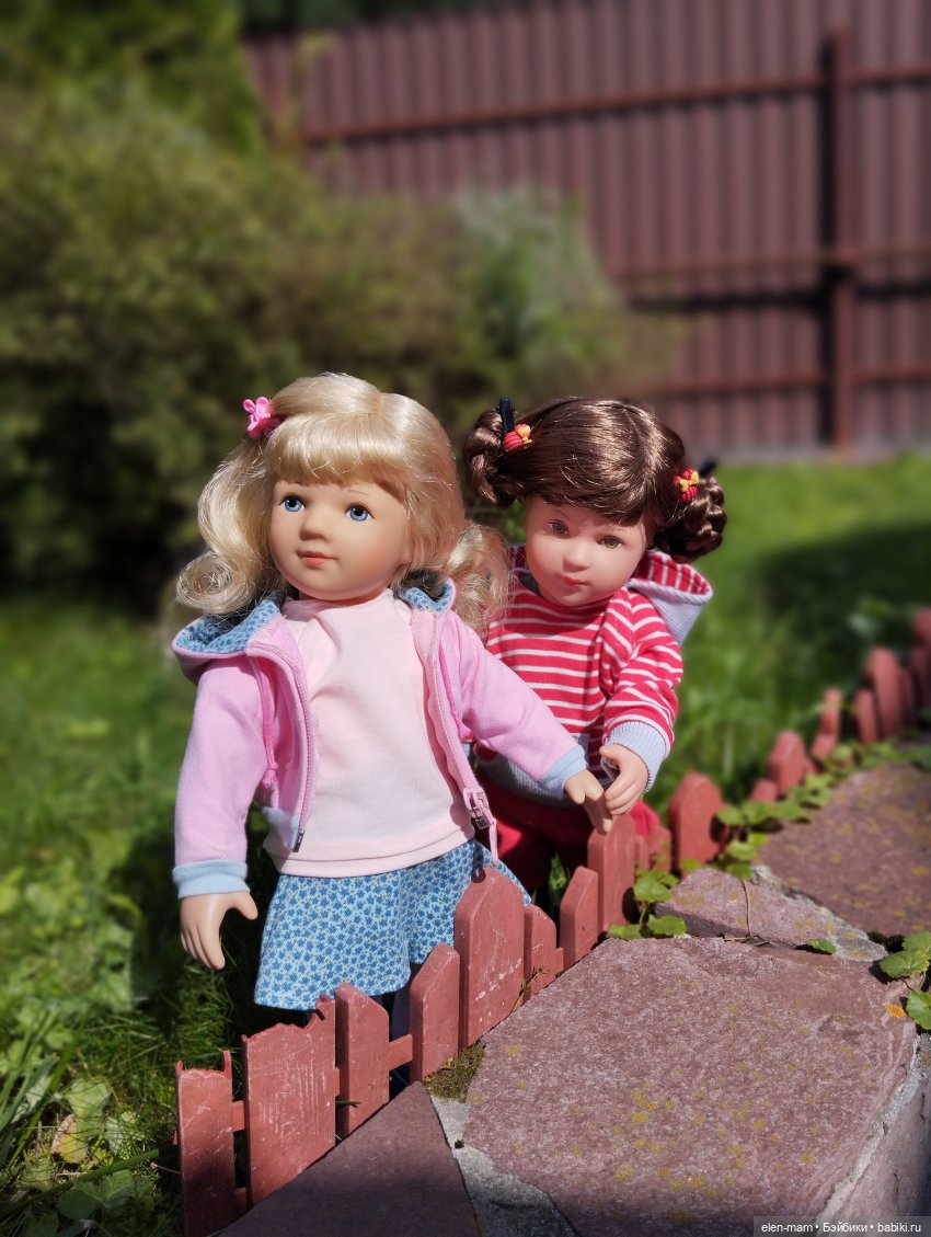 Элеа и Софи-Лорена, куклы Kathe Kruse