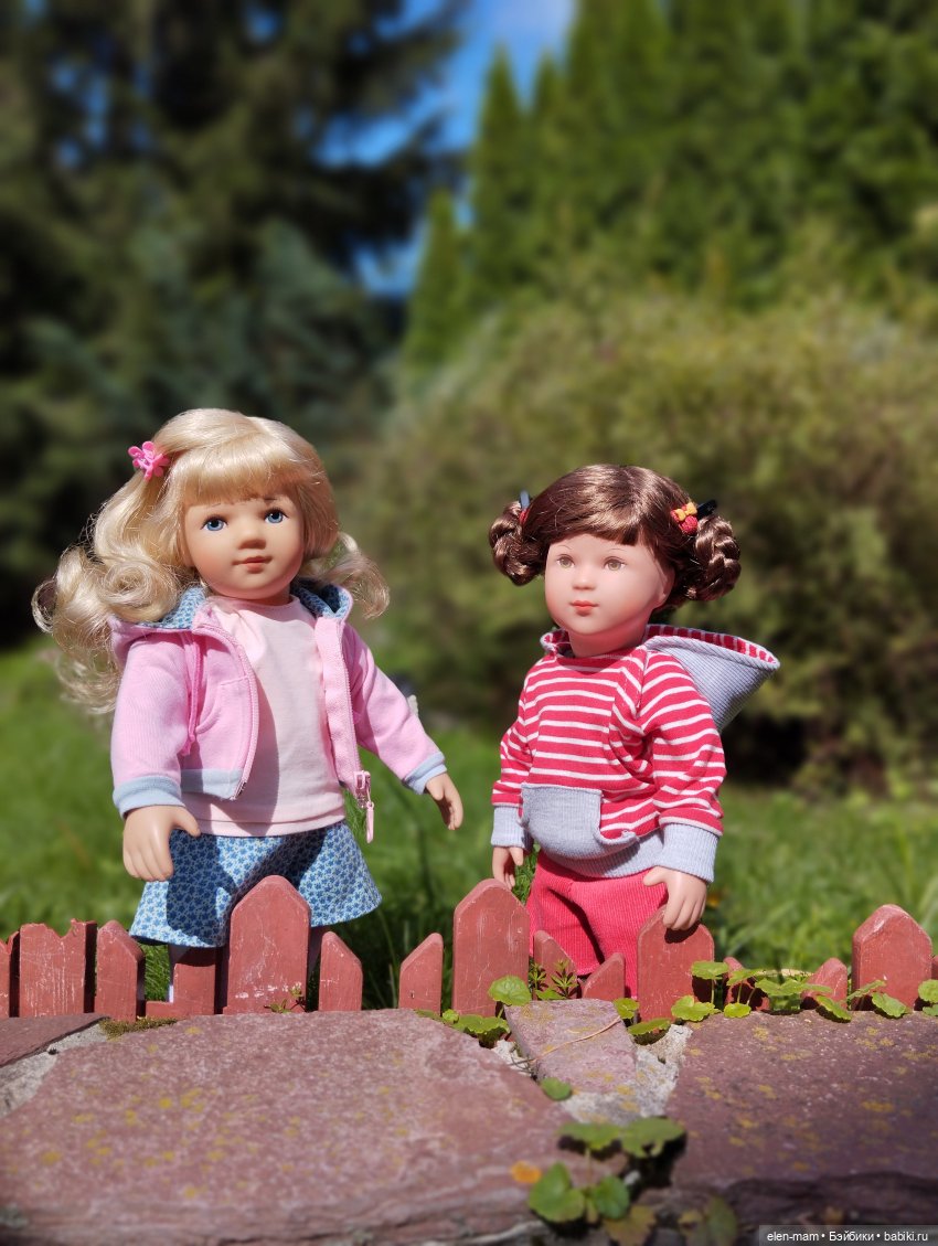 Элеа и Софи-Лорена, куклы Kathe Kruse