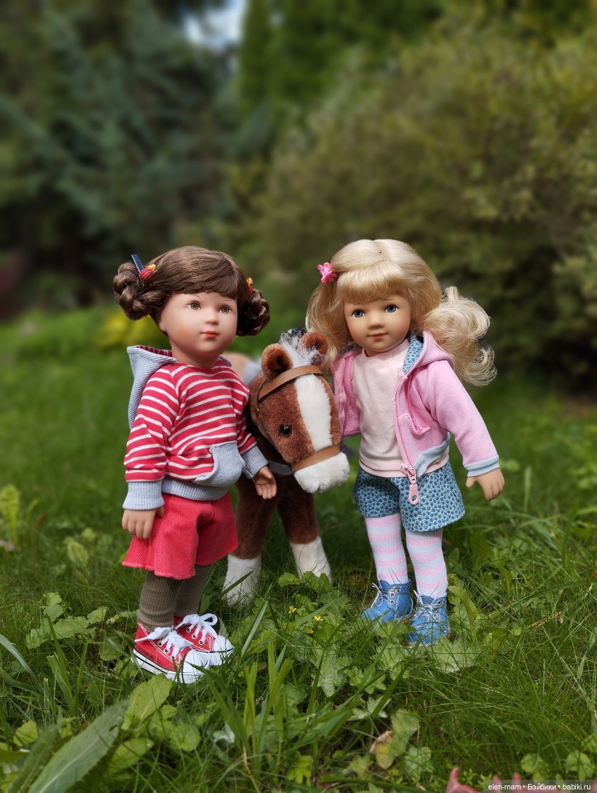 Элеа и Софи-Лорена, куклы Kathe Kruse