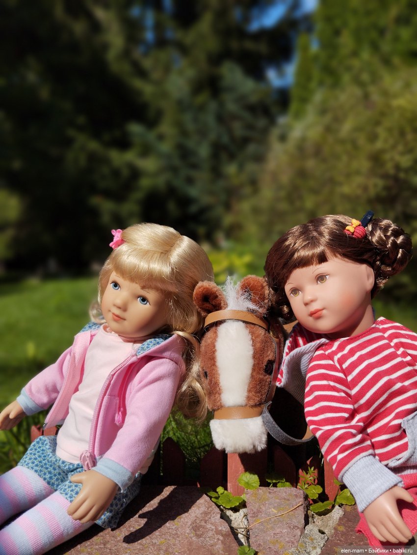 Элеа и Софи-Лорена, куклы Kathe Kruse