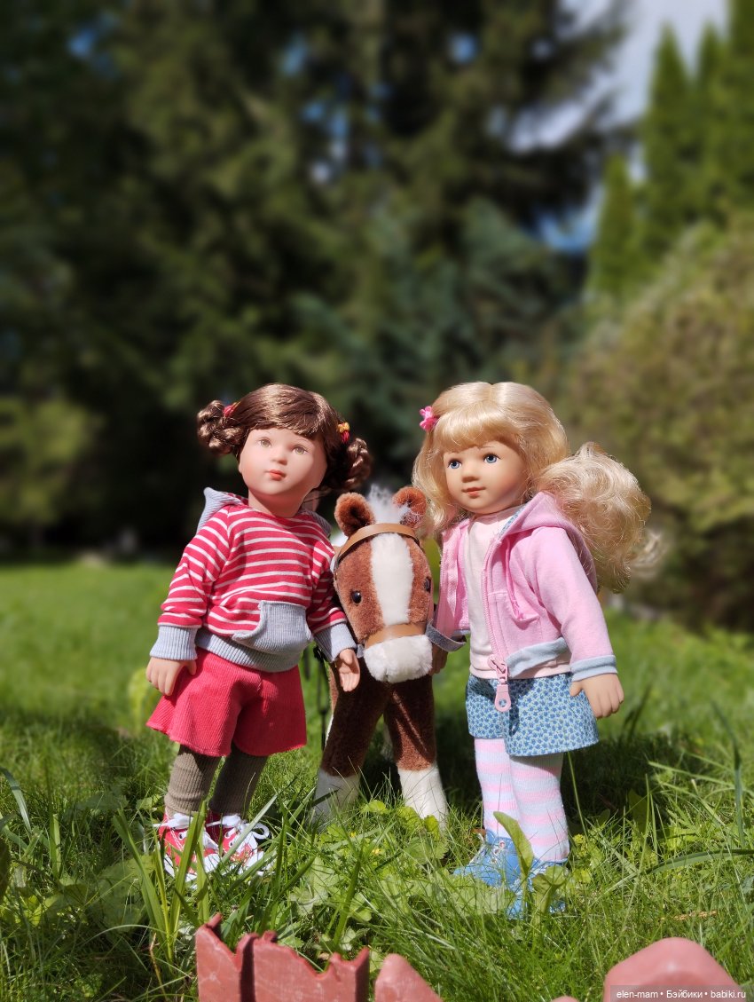 Элеа и Софи-Лорена, куклы Kathe Kruse